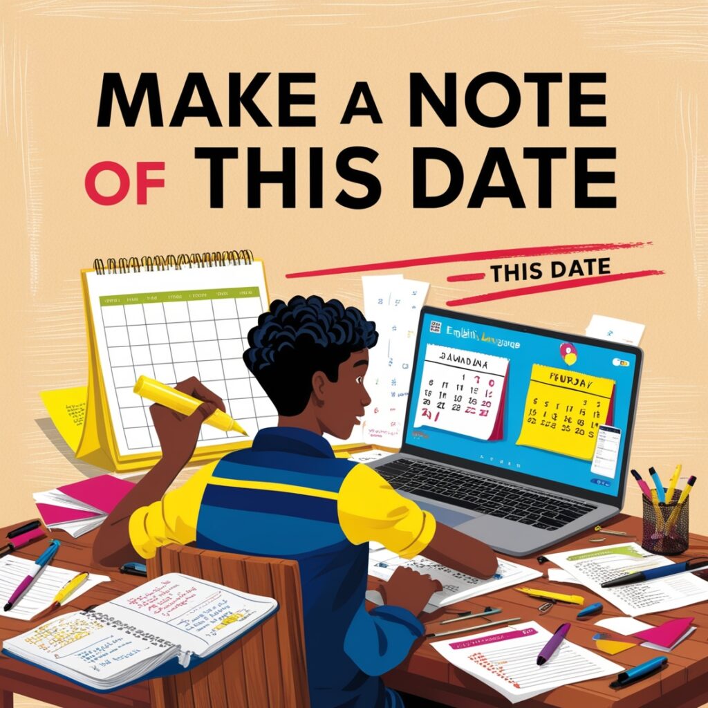 Make a Note of This Date (Neutral)